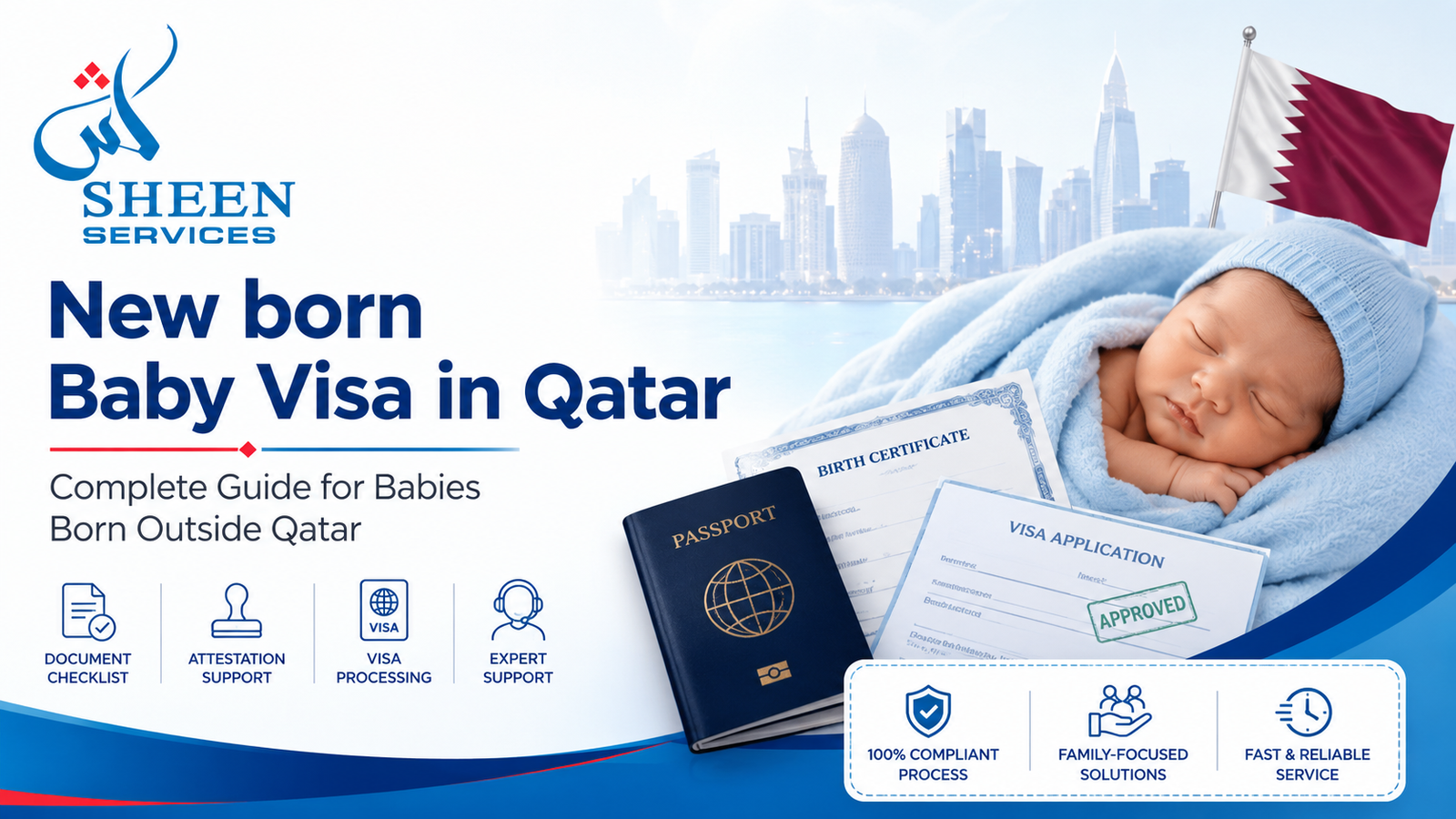 New born Baby Visa in Qatar: Complete Guide for Babies Born Outside Qatar