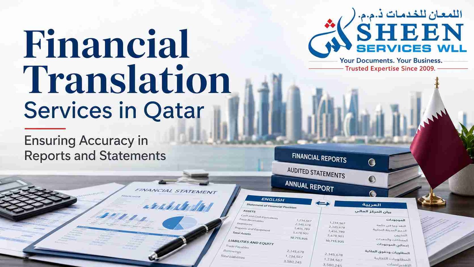 Financial Translation Services in Qatar: Ensuring Accuracy in Reports and Statements