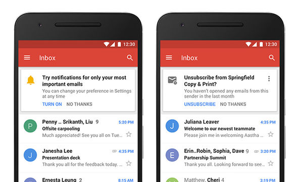 Gmail update Google new features