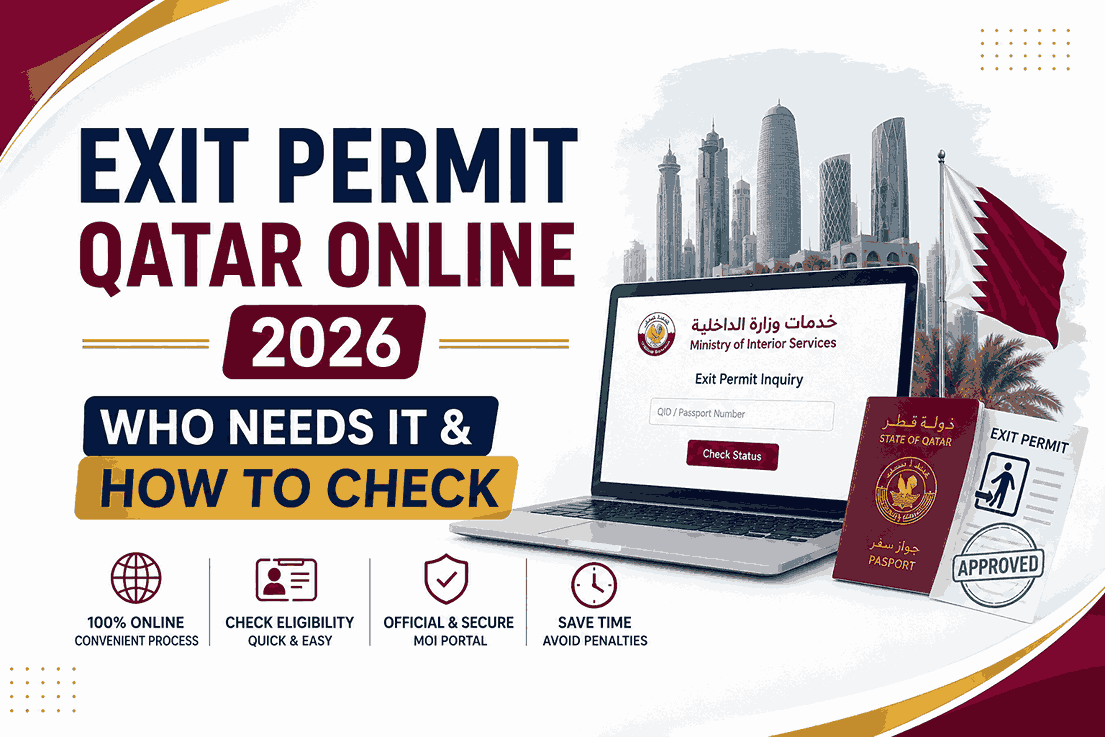 exit permit qatar online