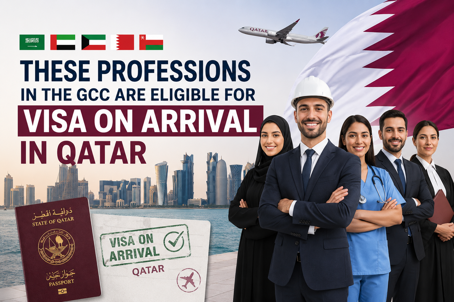 These-Professions-in-the-GCC-Are-Eligible-for-Visa-on-Arrival-in-Qatar.