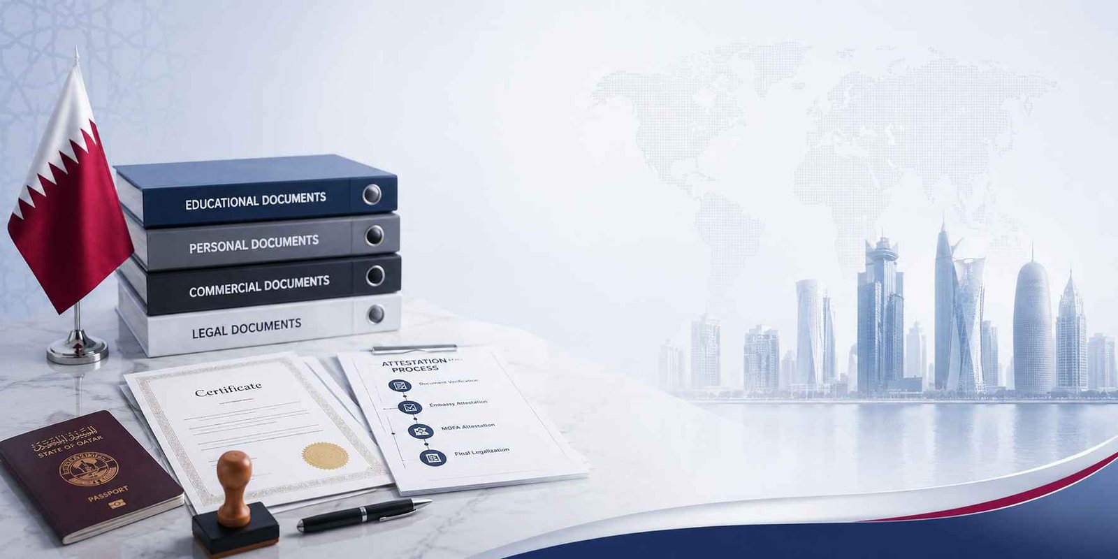 Certificate and document attestation services in Qatar