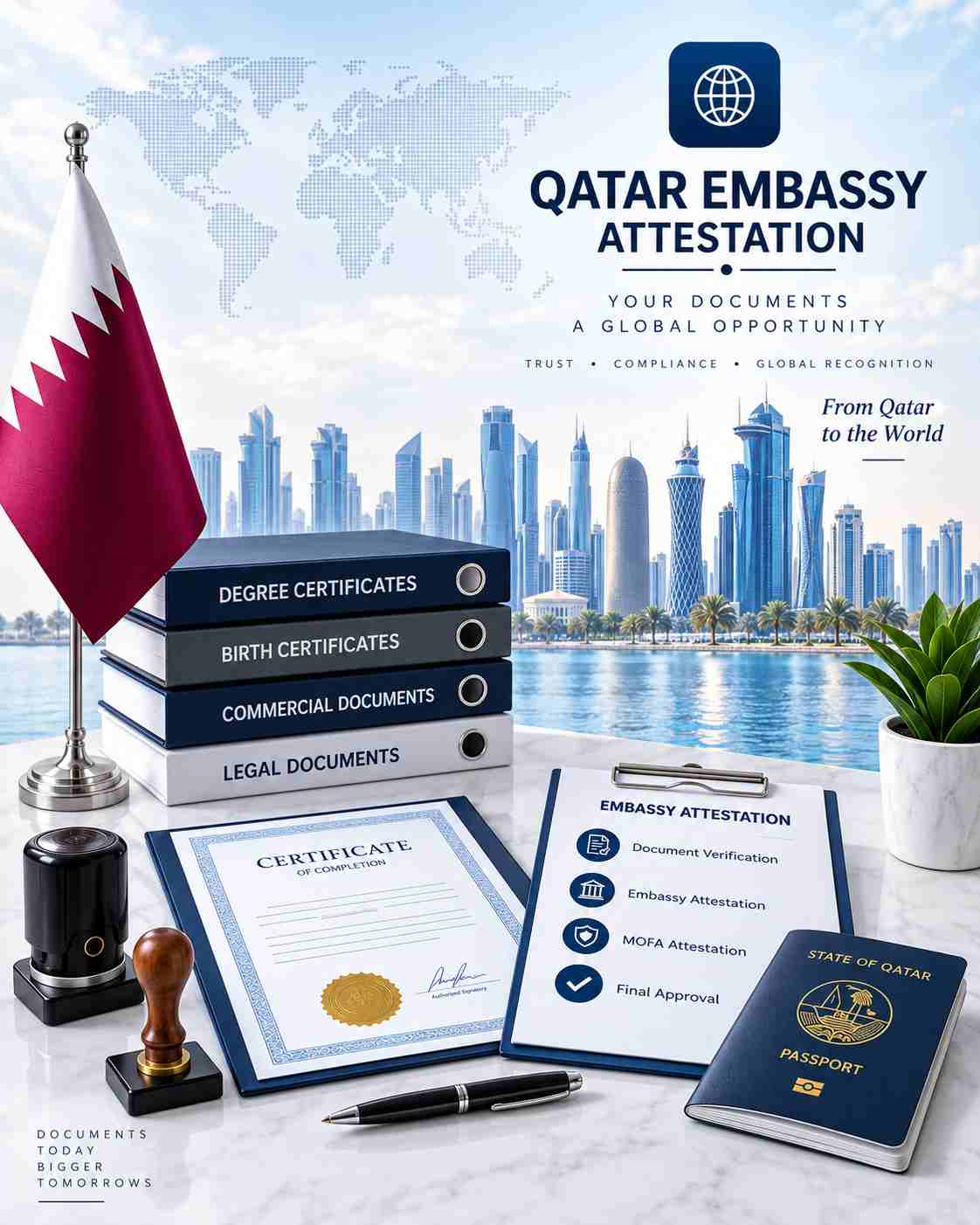 Qatar Embassy attestation services